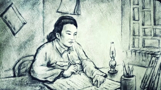 太阳照在桑乾河上_李赵颖作品-站酷ZCOOL